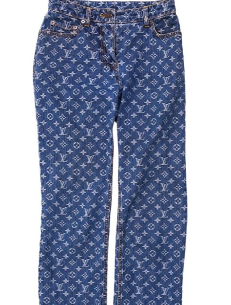 lv managrom pants|Monogram Denim Tailored Pants .